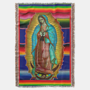 Onze dame van Guadalupe zarape 205 Deken