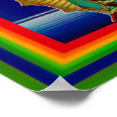 Onze dame van Guadalupe zarape 205 Poster (Hoek)