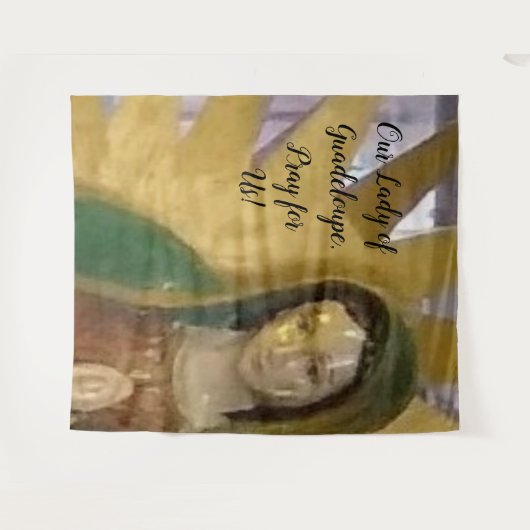 Onze dame van Guadeloupe  Wandkleed (Voorkant (horizontaal))