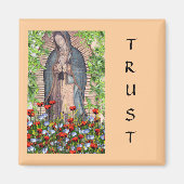 Onze dame van Guadelupe Magneet (Voorkant)