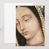 Onze dame van het portret van Guadalupe Kaart (Voorkant / Achterkant)