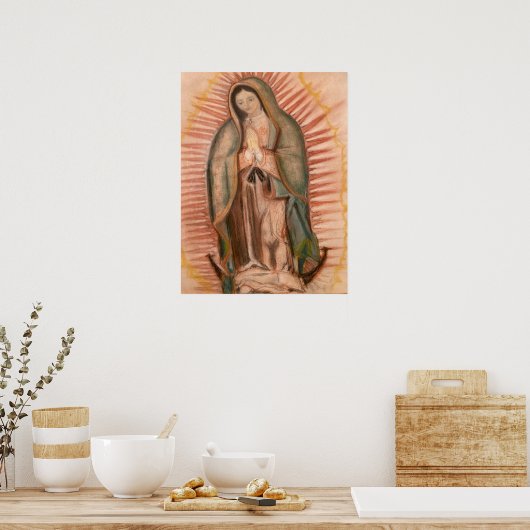 Onze dame van het Poster van Guadalupe (Keuken)
