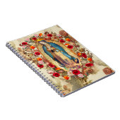 Onze dame van het Roos van Guadalue Potpourri Notitieboek (Rechterzijde)