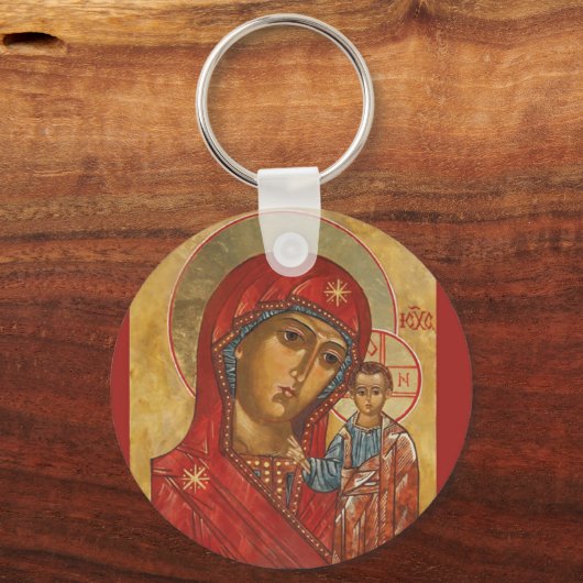 Onze dame van Kazan Sleutelhanger (Voorkant)