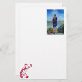 ONZE DAME VAN LICHT Madonna van Onbevlekte Briefpapier (Voorkant / Achterkant)