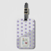 Onze dame van Lourdes Bagagelabel (Voorkant (verticaal))