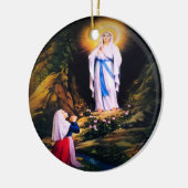 Onze dame van Lourdes door Litany Lane Keramisch Ornament (Links)