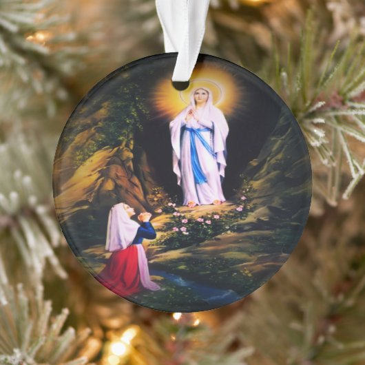 Onze dame van Lourdes door Litany Lane Ornament (Boom)