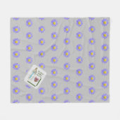 Onze dame van Lourdes Fleece Deken (Voorkant (Horizontaal))