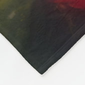 Onze dame van Lourdes Fleece Deken (Hoek)