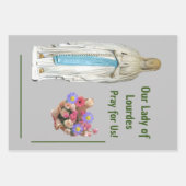 Onze dame van Lourdes Inpakpapier Vel (Voorkant)
