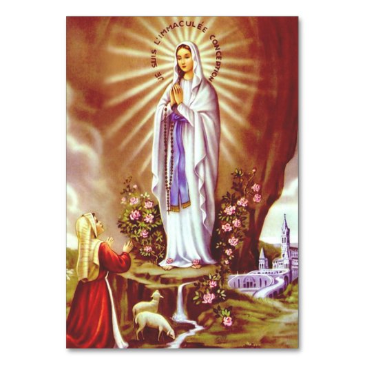 Onze dame van Lourdes Kaart (Voorkant)