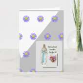 Onze dame van Lourdes Kaart (Voorkant)