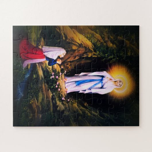 Onze dame van Lourdes Legpuzzel (Horizontaal)