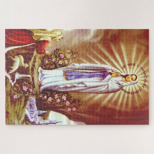 Onze dame van Lourdes Legpuzzel (Horizontaal)