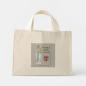 Onze dame van Lourdes Mini Tote Bag (Achterkant)