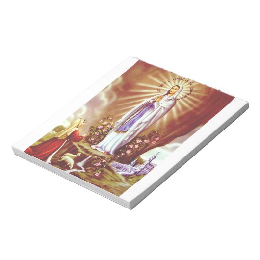 Onze dame van Lourdes Notitieblok (Linkerzijde)