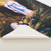 Onze dame van Lourdes Sherpa Deken (3/4)