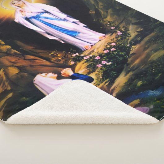 Onze dame van Lourdes Sherpa Deken (3/4)