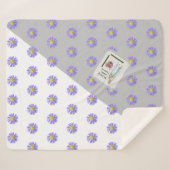 Onze dame van Lourdes Sherpa Deken (Voorkant (horizontaal))