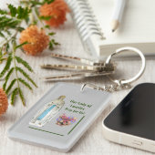 Onze dame van Lourdes Sleutelhanger (Voorkant Rechts)