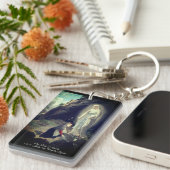 Onze dame van Lourdes Sleutelhanger (Voorkant Rechts)