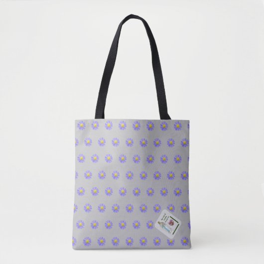 Onze dame van Lourdes Tote Bag (Voorkant)