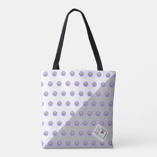Onze dame van Lourdes Tote Bag (Achterkant)