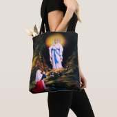 Onze dame van Lourdes Tote Bag (Dichtbij)