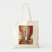 Onze dame van Lourdes Tote Bag (Voorkant)