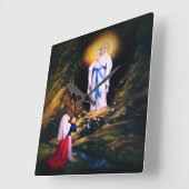 Onze dame van Lourdes Vierkante Klok (Hoek)