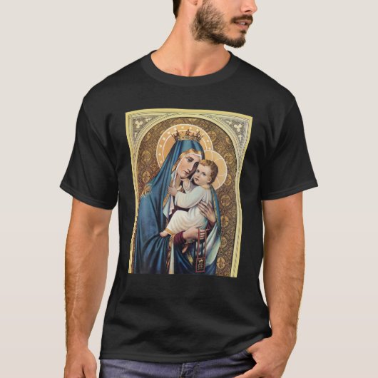 Onze dame van Mount Carmel T-shirt (Voorkant)