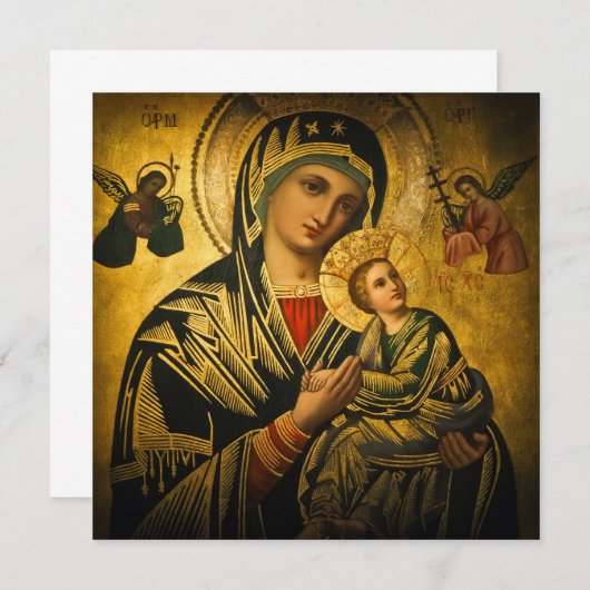 Onze Dame van Perpetual Help (Voorkant / Achterkant)