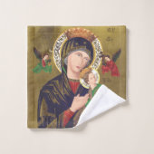 Onze Dame van Perpetual Help Bad Handdoek (Wasdoekje)