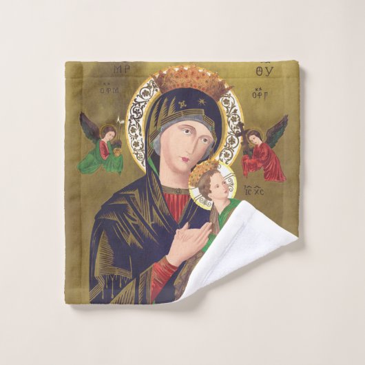 Onze Dame van Perpetual Help Bad Handdoek (Wasdoekje)