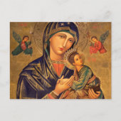 Onze Dame van Perpetual Help Briefkaart (Voorkant)