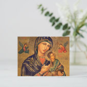 Onze Dame van Perpetual Help Briefkaart (Staand voorkant)