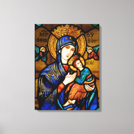 Onze Dame van Perpetual Help Canvas Afdruk (Voorkant)