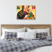 Onze Dame van Perpetual Help Canvas Afdruk (Insitu (Slaapkamer))