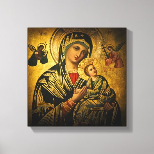Onze Dame van Perpetual Help Canvas Afdruk (Voorkant)