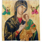 Onze Dame van Perpetual Help Douchegordijn (Voorkant)