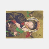 Onze Dame van Perpetual Help Fleece Deken (Voorkant (Horizontaal))