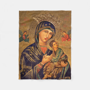 Onze Dame van Perpetual Help Fleece Deken