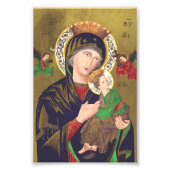 Onze Dame van Perpetual Help Foto Afdruk (Voorkant)