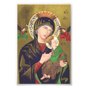 Onze Dame van Perpetual Help Foto Afdruk