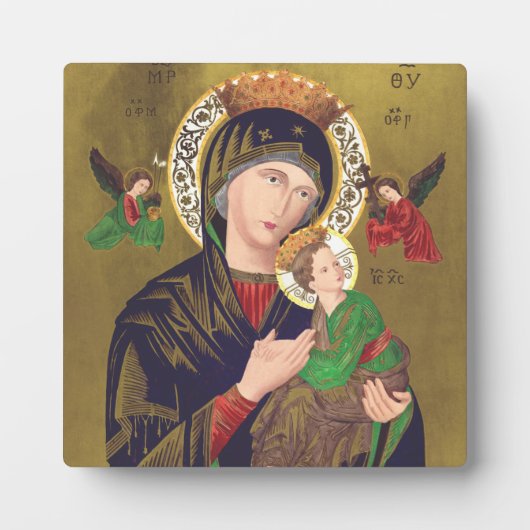 Onze Dame van Perpetual Help Fotoplaat (Voorkant)