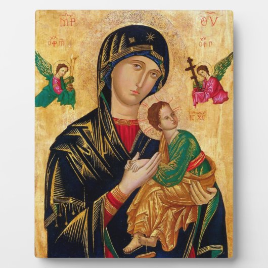 Onze Dame van Perpetual Help Fotoplaat (Voorkant)