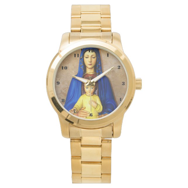 Onze Dame van Perpetual Help Horloge (Voorkant)