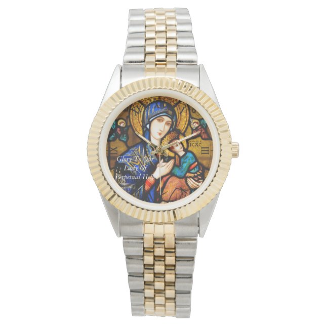 Onze Dame van Perpetual Help Horloge (Voorkant)