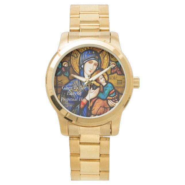 Onze Dame van Perpetual Help Horloge (Voorkant)